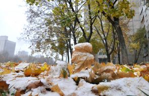 Первый снег в Харькове