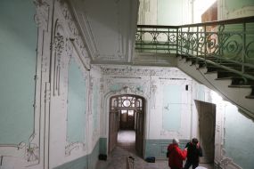 Stairs in the "House with snakes and chestnuts"