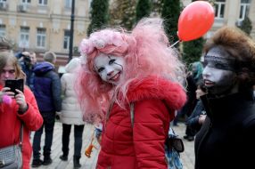 The parade of zombies in Kiev