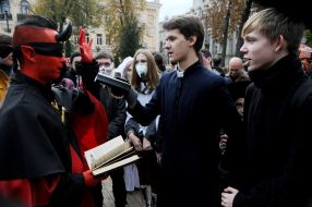 The parade of zombies in Kiev