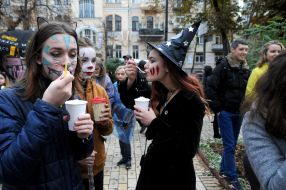 The parade of zombies in Kiev