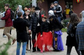 The parade of zombies in Kiev