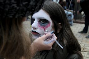 The parade of zombies in Kiev
