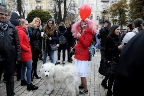 The parade of zombies in Kiev