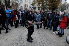 The parade of zombies in Kiev