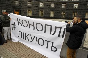 Hemp march of freedom in Kiev