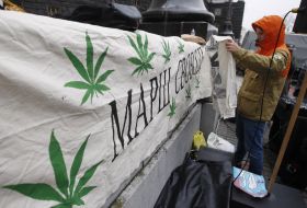 Hemp march of freedom in Kiev