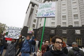 Hemp march of freedom in Kiev