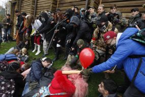 The parade of zombies in Kiev