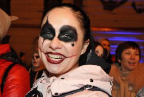 Participants of the festival "ZombieFEST"