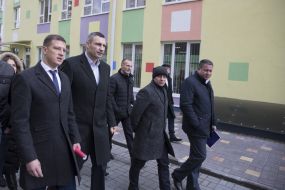 Vitali Klitschko visited kindergarten