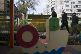 Vitali Klitschko visited kindergarten