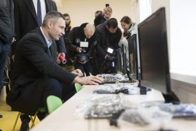 Vitali Klitschko visited kindergarten