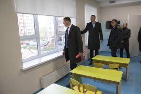 Vitali Klitschko visited kindergarten