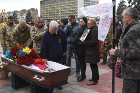 Farewell ceremony with Giorgi Saralidze