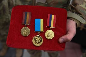 Farewell ceremony with Giorgi Saralidze