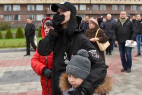 Farewell ceremony with Giorgi Saralidze