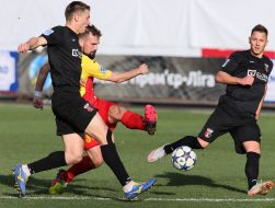 The game moment of the match