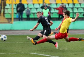 The game moment of the match