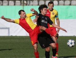 The game moment of the match