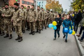 Бойцы 72-й механизированной бригады