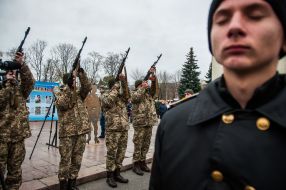 Бойцы 72-й механизированной бригады