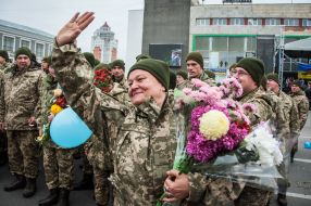 Бойцы 72-й механизированной бригады