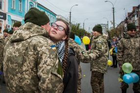 Бойцы 72-й механизированной бригады