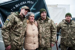 Бойцы 72-й механизированной бригады