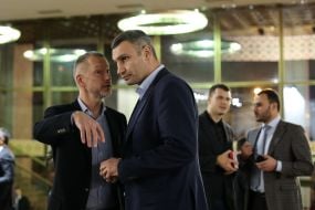 Boris Lozhkin and Vitali Klitschko
