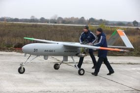 Trial of an unmanned aerial vehicle