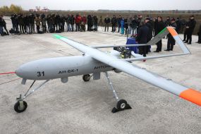 Trial of an unmanned aerial vehicle