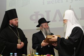 Bishop Simeon, Shmuel Kaminetsky Patriarch Filaret