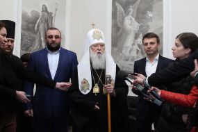 Bishop Simeon, Alexander Petrovsky, Patriarch Filaret, Hlib Prygunov