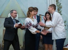 Marina Poroshenko Visits Nauka Ostroh Academy