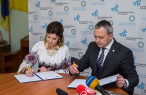 Marina Poroshenko and Alexey Mulyarenko