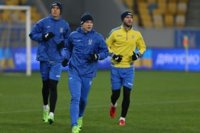 Open training of the national team of Ukraine on football