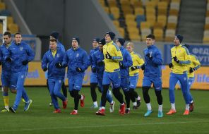 Open training of the national team of Ukraine on football