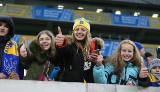 Болельщики сборной Украины