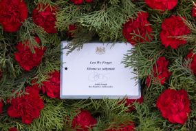 Wreath at the Tomb of an Unknown Soldier