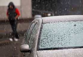 Мокрий сніг у Києві