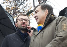 Mikheil Saakashvili, Sergey Leshchenko
