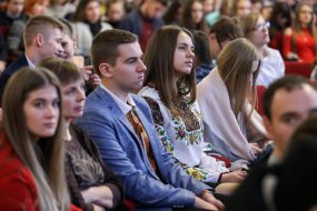 The awarding of the President of Ukraine scholarships to the winners of the Olympiads and competitions