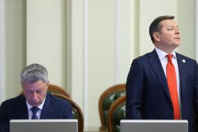 Oleg Lyashko and Yuri Boyko