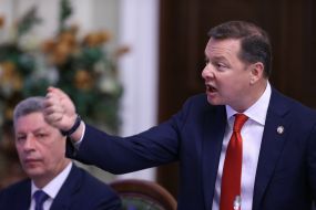 Oleg Lyashko and Yuri Boyko