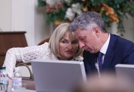 Irina Lutsenko and Yuri Boyko