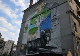 Mural "Die offene Tur"