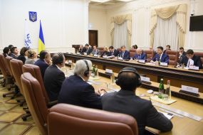 Владимир Гройсман и Джим Йонг Ким