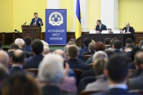 Vitali Klitschko, Vladimir Groisman and Alexander Slobozhan
