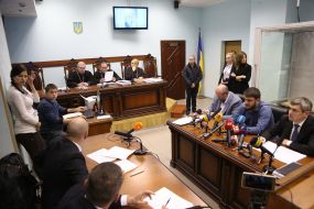 Court session in the case of Alexander Avakov